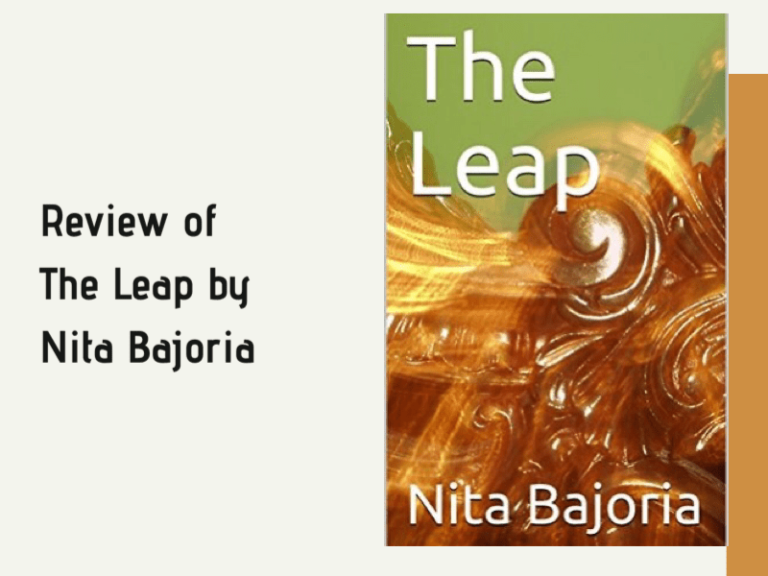 Review of the book The Leap by Nita Bajoria