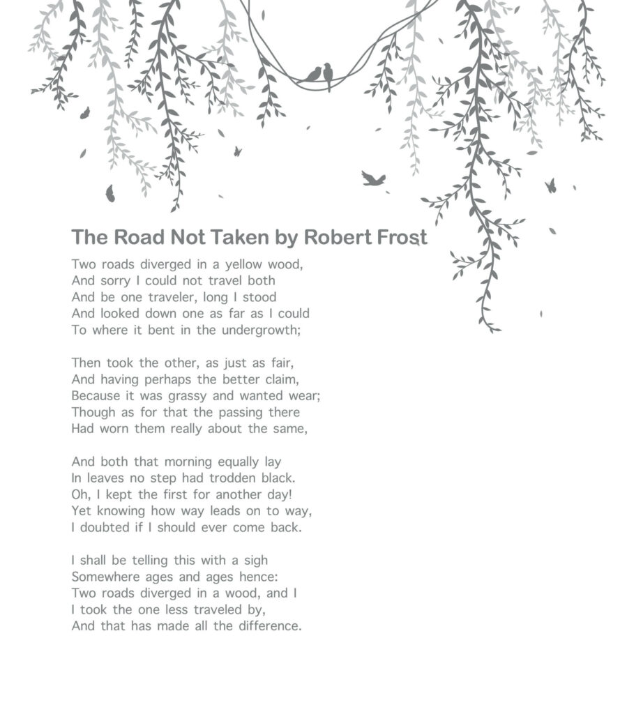 10 Best Poetries Everyone Should Read - The Road Not Taken by Robert Frost