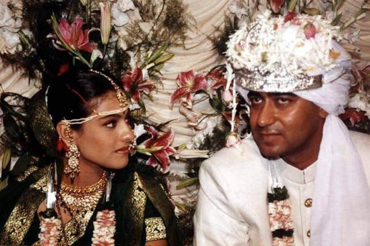 10 Bollywood Weddings: Celebrity Couples that left us Awestruck - Ajay and Kajol Wedding