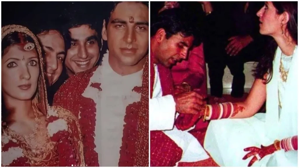  10 Bollywood Weddings: Celebrity Couples that left us Awestruck - Akshay Kumar and Twinkle Khanna Wedding