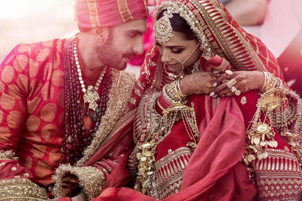 10 Bollywood Weddings: Celebrity Couples that left us Awestruck - Ranveer Singh and Deepika Padukone Wedding