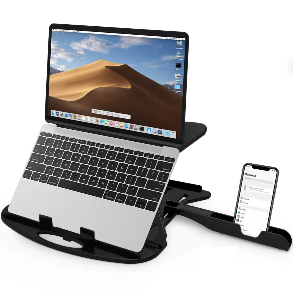 Adjustable Laptop Tabletop Stand Patented Riser