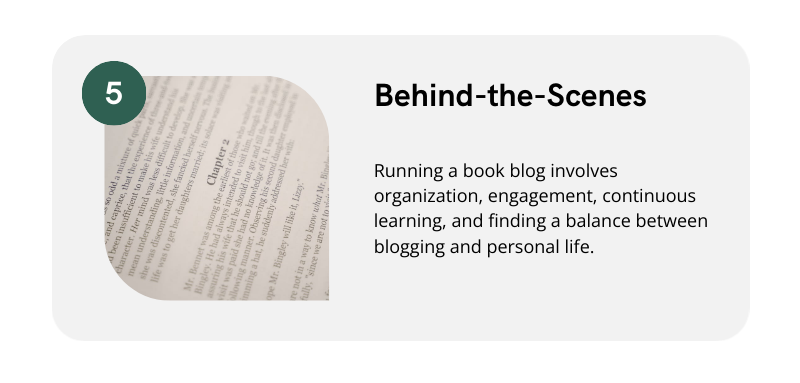 Behind the scenes of Blogging - Book Blog world - Blogging