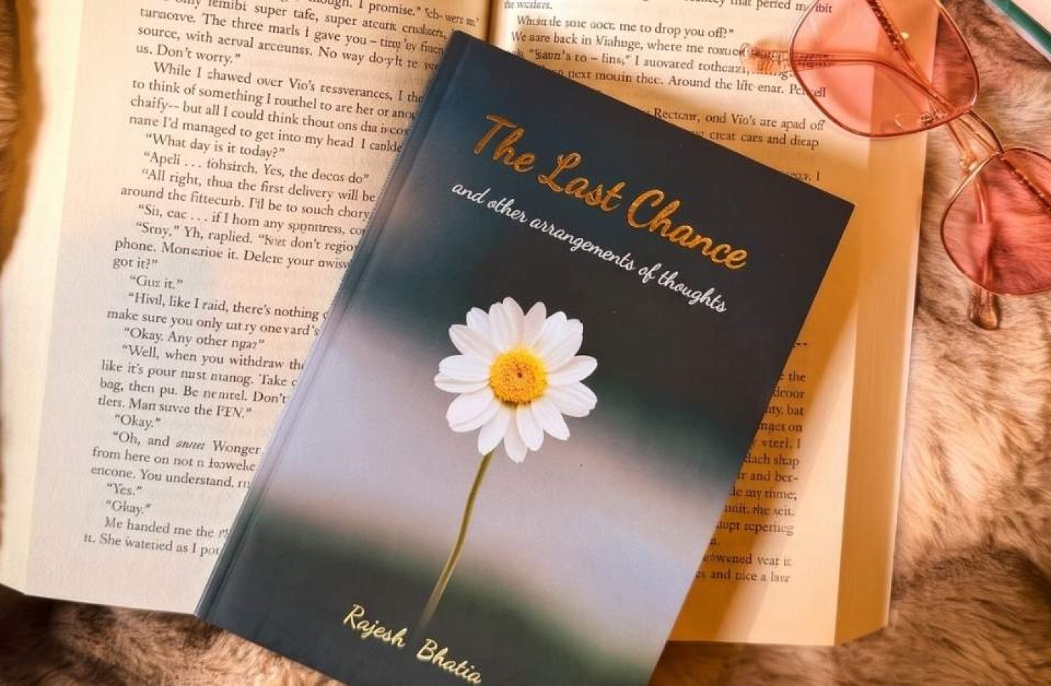 The Last Chance by Rajesh Bhatia review — poetry book open on a wooden table with soft morning light